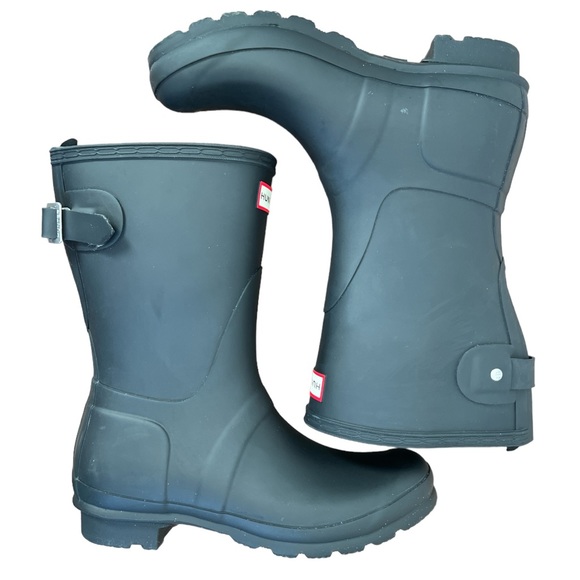 Hunter Footwear Women's Original Short Back Adjustable Rain Boots Size 7 - Picture 7 of 11